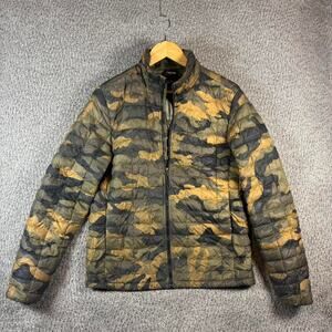 The North Face camo puffer jacket